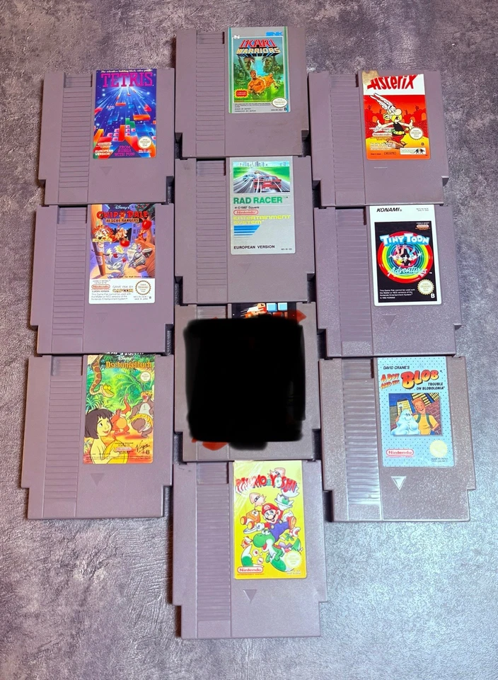 Nes Spiele Sammlung Tetris Boy And His Blob Tiny Toons Dschungelbuch Chip Chap - Bild 1 von 1