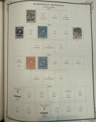 Estampillas postales REPÚBLICA DOMINICANA 1899-1900, 1864-88 y 1883-1900 usadas  Foto 1 de 3