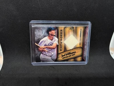2015 Topps - Heart of The Order Ted Williams #HOR-TW. Medias Rojas. Mem. Parche 38/99 Foto 1 de 2