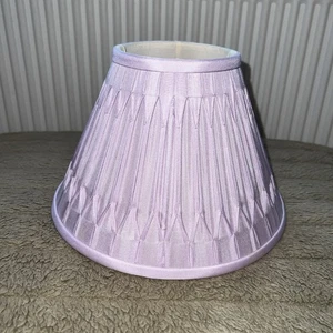 Laura Ashley Vintage Lavendel Fenn Plissee Seide 10" Lampenschirm - Bild 1 von 3