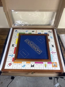 Monopoly Luxe Ahorn Edition Holz Schrank Spielbrett Luxus Premium Sammlerstück - Bild 1 von 12