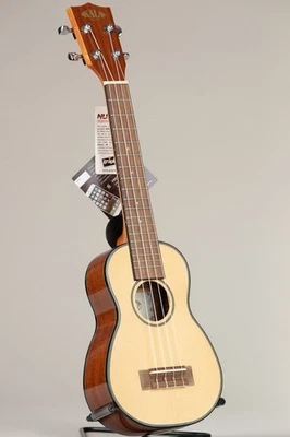 Top de abeto soprano brillante Kala KA-SSLNG, encuadernación blanca tradicional Foto 1 de 4