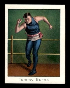 1910 Champion Athletes and Prize Fighters (T220) #NNO Tommy Burns - VG-EX - Imagen 1 de 2