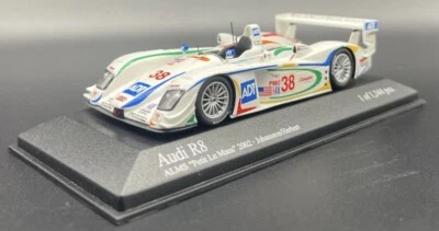 Minichamps 1/43 Audi R8 24hs Le Mans 2002 Petit ALMS Herbert 400021338 - Image 1 of 4