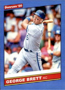 2020 Donruss Retro 1986 #229 George Brett Kansas City Royals