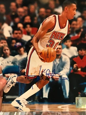Kerry Kittles autografiado 8x10 redes certificado de autenticidad Foto 1 de 2