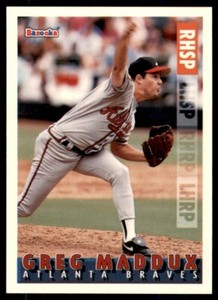 1995 Topps Bazooka Greg Maddux Atlanta Braves #1