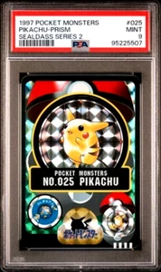 LEER PSA 9 COMO NUEVO 1997 POCKET MONSTERS SEALDASS SERIE 2 025 PIKACHU PRISM Pokemon - Imagen 1 de 2