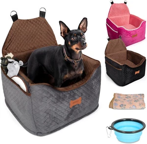 Memory Foam Dog Car Seat S~M Sized Dog with Washable, Removable Cover, 096 - Picture 1 of 9