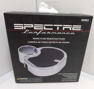 SPECTRE PERFORMANCE 42953 Brake Reservoir Cover, Chrome Ford Mustang - Picture 1 of 7