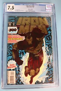 Vintage 1994 Iron Man #300 Collector's Edition CGC 7.5 Embossed Foil Comic Book - Picture 1 of 2