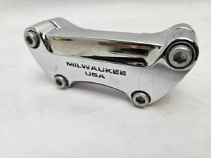 Genuine Harley Davidson Handle Bar Clamp & Risers for '1 bar 55900025 Used - Picture 1 of 19
