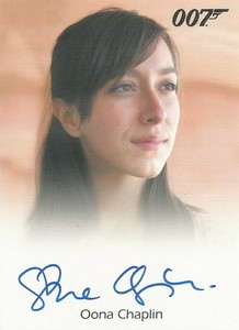 James Bond Classics 2016: Oona Chaplin, Perla De Las Receptionist Autograph Card