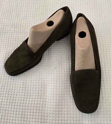 Mocassim de camurça marrom Bally 7M EUA - Imagem 1 de 4