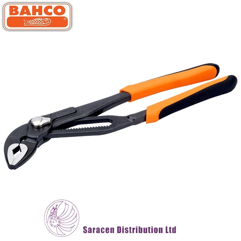 BAHCO 200mm QUICK ADJUST WATERPUMP SLIP JOINT PLIERS, 50mm CAPACITY - 7223