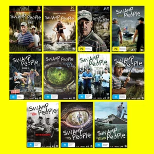 SWAMP PEOPLE Complete TV Season Series 1-11 1 2 3 4 5 6 7 8 9 10 11 - 46 DVD SET - Picture 1 of 12