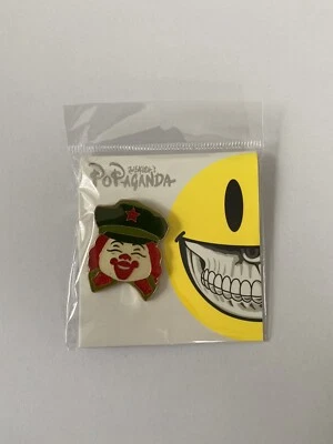Prendedor facial Ron English Popaganda Mc de gran tamaño PopLife arte coleccionable Basilea raro Foto 1 de 4