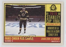2019-20 O-Pee-Chee Stanley Cup Final Moments Zdeno Chara Fans Cheer for Chara #5