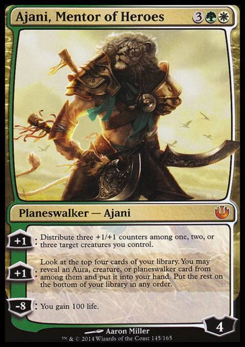 MTG Ajani, Mentor of Heroes Journey into Nyx Magic the Gathering NM/M PACK FRESH - Image 1 of 1