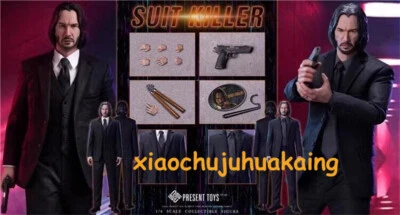 IN STOCK New PRESENT TOYS PT-sp61 1/6 John Wick 12" Action Figure Model Toy - Image 1 of 4