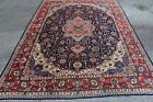 Semi Antique Persian Rug Old Handmade Tabriz X Large Natural Dyes 10x14