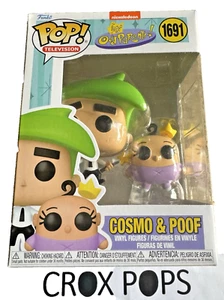 RARE COSMO & POOF 1691 FAIRLY ODD PARENTS FUNKO POP VINYLS NEW IN MINT BOX + P/P - Imagen 1 de 1