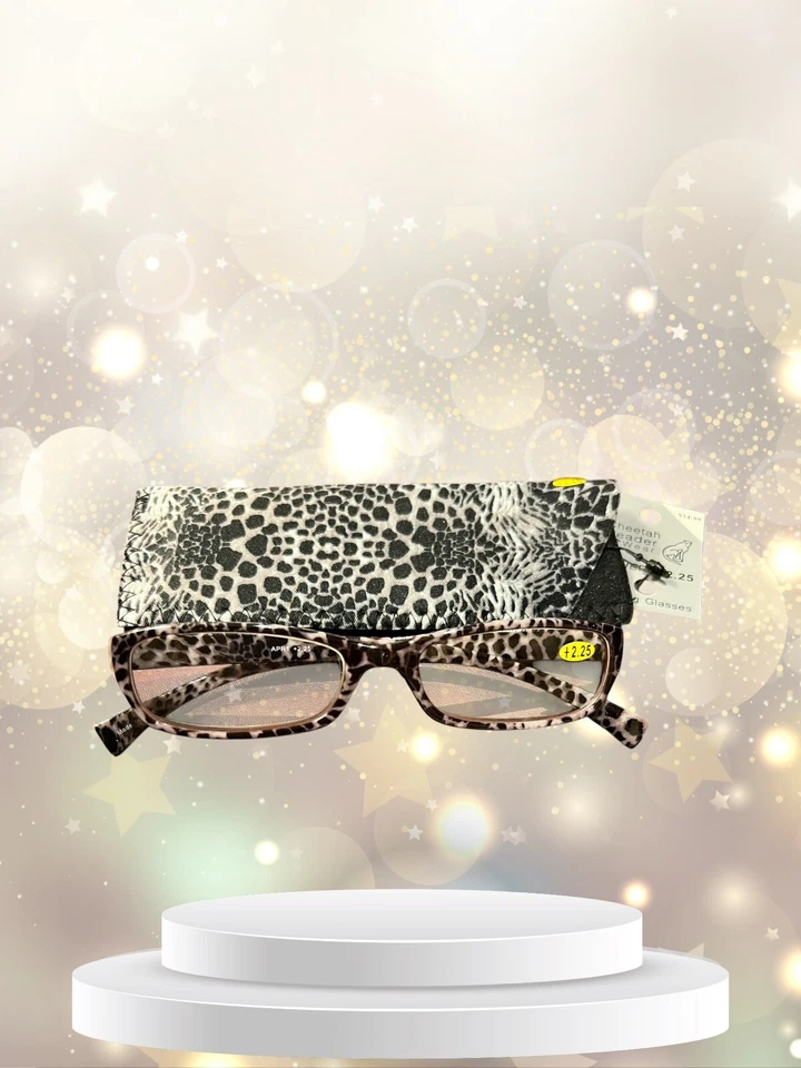 Gafas de lectura Cheetah Reader + 2,25 fuerza + bolsa a juego Foto 1 de 4