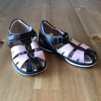 NEW UMI Brown / Pink Sandals, sz 23 - Image 1 of 3