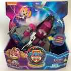 PAW PATROL: The Mighty Movie, Mighty Pups Jet with Lights, Sounds & Skye Figure