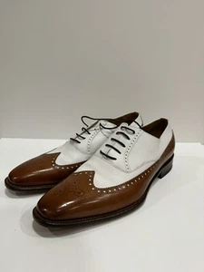 Paul Fredrick Oxford Wingtip Dress Shoes - Picture 1 of 8