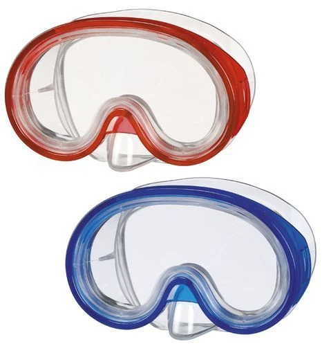 BECO Taucherbrille Tauchermaske Kinder Havanna 8+ rot / blau