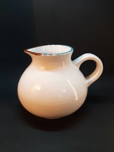 Dansk Stoneware Mesa White Sand Pitcher Made In Portugal Mint - Picture 1 of 8