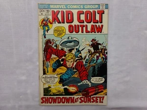KID COLT OUTLAW #165 MARVEL BRONZE AGE BEAUTIFUL SHOWDOWN AT SUNSET - Picture 1 of 2
