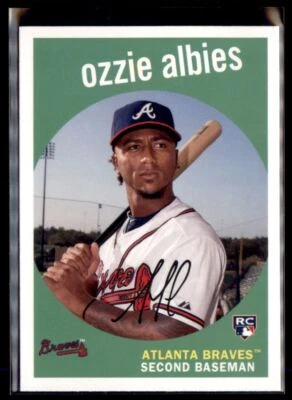 2018 Topps Archives Ozzie Albies RC Atlanta Braves #18 - Image 1 of 2