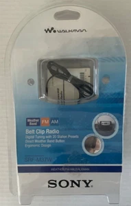 Original Headphones Only Sony Walkman SRF-M37W Portable AM/FM Radio NIP Opened - Picture 1 of 3
