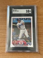 2023 Topps JOSH JUNG #529 RC Rookie Card Texas Rangers SGC 10