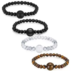 4 Pcs Anti Nausea Wristband Adjustable Acupressure Wristband Motion Sickness ... - Picture 1 of 7
