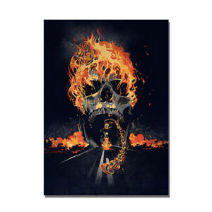 Ghost Rider Movie Poster Classic Film Painting Print Wall Art Decoration Gift