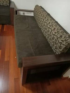 2 x3 Seater Sofa Bed with storage, almost new - Picture 1 of 8