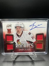 2012-13 Panini Prime Rookies Mark Stone Patch Auto RC /249 #139 RPA Rookie Auto