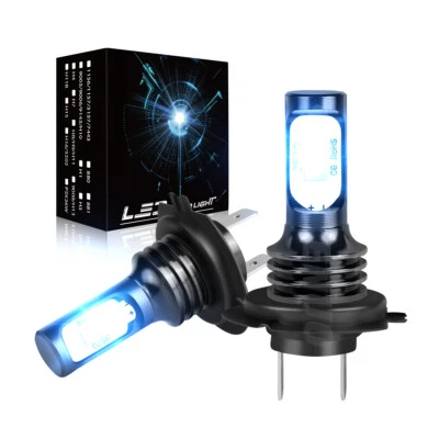 Para Honda CBR 600rr 1000rr 2003-2017 - 2 Lados H7 LED Faros Bombillas 8000K Azul Foto 1 de 4