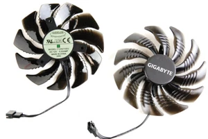 Full Set GPU Fans 88mm Gigabyte 6400 6500 XT Eagle T129215SU | US Seller, Fas... - Picture 1 of 2