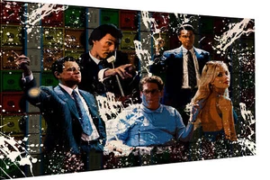 Leinwand Bilder Wolf of Wall Street Pop Art Wandbilder-HochwertigerKunstdruck - Bild 1 von 11