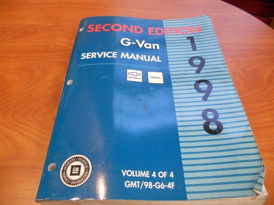 1998 Chevrolet G- Van 2nd Edition Service Manual 4 JUL5177 DS941B2 - Image 1 of 1