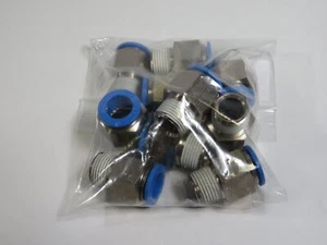 Festo 153009 QS-3/8-12 Push-In Fitting R3/8" Thread 12mm Tube OD 10-Pk NOP - Picture 1 of 2