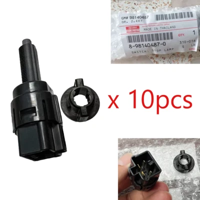 10pcs ISUZU #8981404870 Brake light switch DMax 2012-21 MU-X 2014-21 K - Image 1 of 2