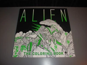 Alien The Coloring Book Based on Movie Science Fiction Facehuggers Xenomorphs - Picture 1 of 8