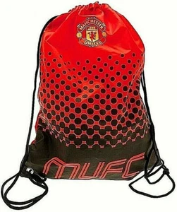 Manchester United FC Offizielles Fußball Schule Sport Gym Kit Kordelzug Schwimmen Tasche - Bild 1 von 2