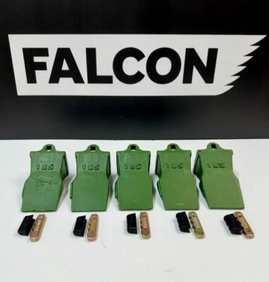 5 PK 18S 18TYL Cubo Excavación Dientes con 18-20 Pines, 18-20LK Cerraduras Foto 1 de 2