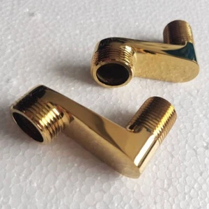 3-3/8" Gold Color Brass Claw foot Bathtub Tap Faucet Adjustable Swing Arms - Picture 1 of 8
